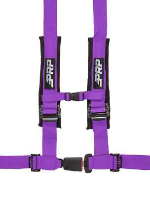 PRP 2 Inch 4 Point Harness With Automotive Style Latch (Single Purple Harness)