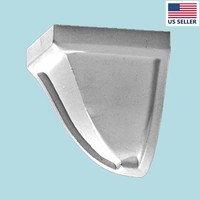 Crown Molding Corner Block Divider White Urethane 3 | Renovator's Supply on sale Crown Molding Corner Block Divider White Urethane 3 | Renovator's Supply on sale