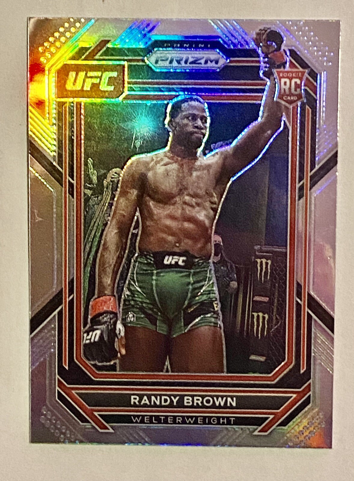 2023 Panini Prizm UFC - Silver Prizm #106 Randy Brown (RC)