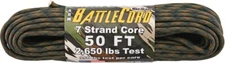 Atwood Rope MFG ARM BattleCord 7 Strand Core 2,650Lbs Test Camo 50Ft Nylon G1126