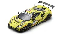Looksmart 1/43 Ferrari 488 GT3 71 24H Spa 2022 Fire Statisches Modell Diecast