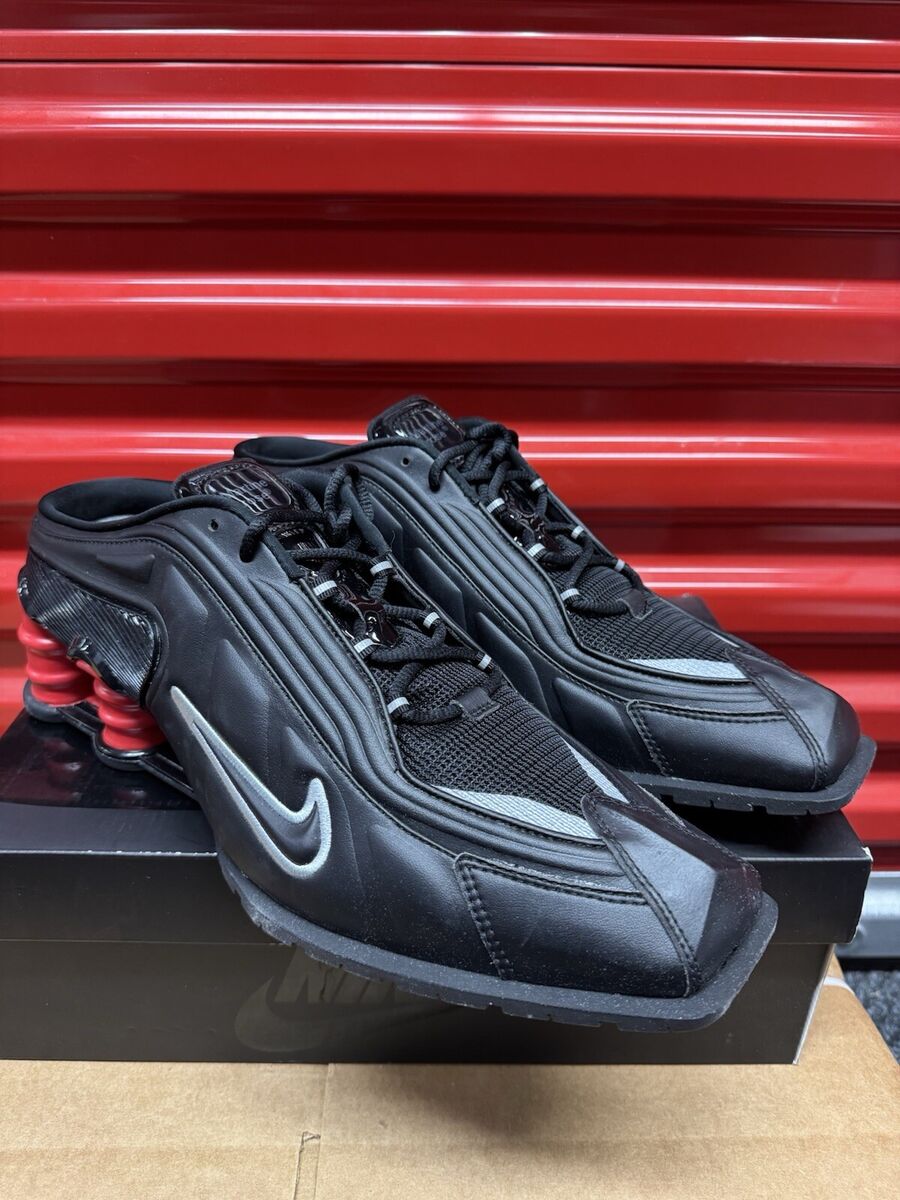 Nike x Martine Rose Shox MR4 Wmns 13.5 /Mens 12 Black Silver Nike x Martine Rose Shox MR4 Wmns 13.5 /Mens 12 Black Silver