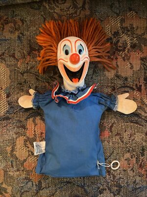 Bozo The Clown Puppet Pull String Talker By Mattel Restored To Talk And ...