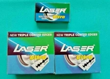 Laser shaving Ultra Double Edge Safety Razor Blade with Triple Coated 200 counts