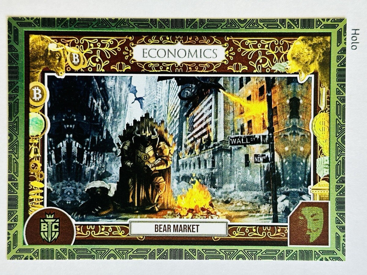 BEAR MARKET #18 2024 Bitcoin Trading Cards Spirit Of Satoshi HOLO /445 |  eBay