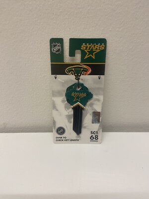 NHL Dallas Stars Key Blank SC1 68 Green Black