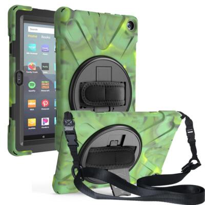 Kids Case Amazon Fire 7 HD 8 HD 10 Tablet ShockProof Stand Handle Hybrid Cover