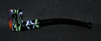 #ad 7 1 2quot; CORNCOB CADILLAC Tobacco Smoking Glass Pipe Glass Pipes $39.95