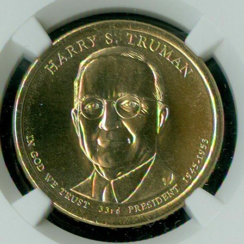 2015 D HARRY TRUMAN PRES. DOLLAR NGC MS67 PL 2ND MAC FINEST SPOTLESS * - Picture 2 of 4
