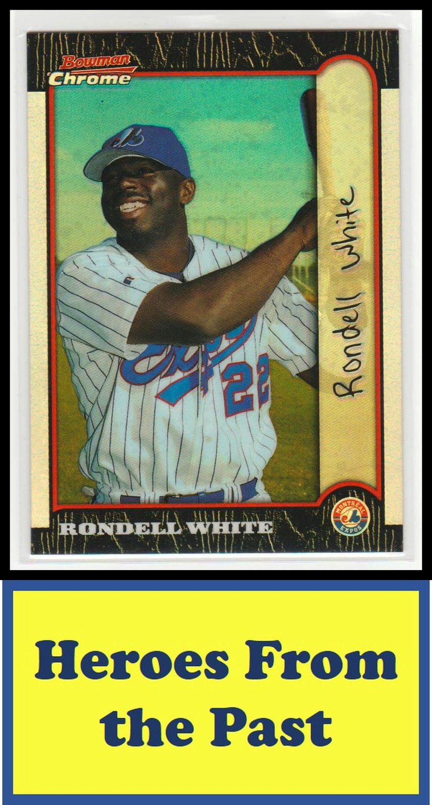 1999 Bowman Chrome Refractors #249 Rondell White 063-N