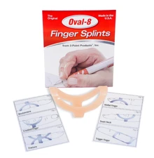 3-Point Products Oval-8 Finger Splint - Size 3