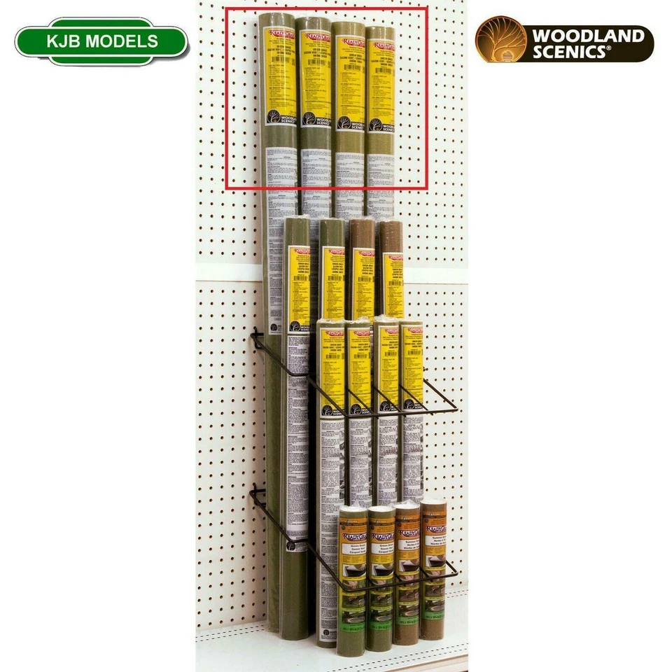 BNIB Woodland Scenics Large Vinyl Grass Mat Roll 127cm x 254cm - Choice Of 5