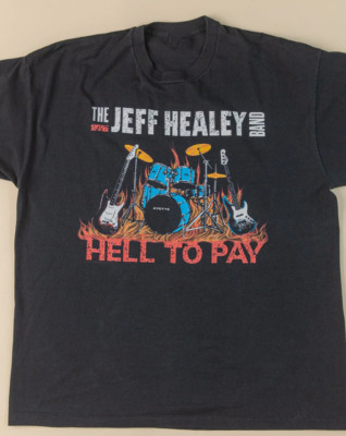 1990's The JEFF HEALEY BAND t-Shirt Size S To 34xl CA1037
