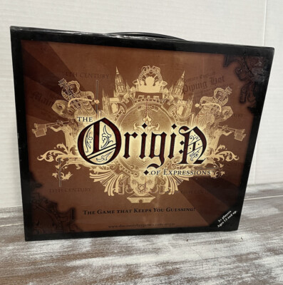 The ORIGIN of EXPRESSIONS Board Game Phrases Fakery Finesse Fun Award Winner