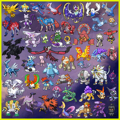 Pokémon Legendary: Tipos de Pokémon