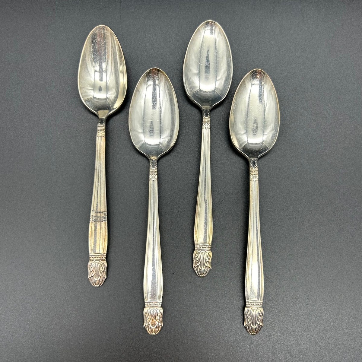 Vtg Holmes Edwards Silver Inlaid Danish Princess 1938 Teaspoons
