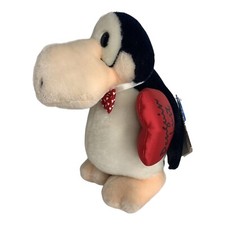 Vintage Dakin Opus Penguin Lust Plush Stuffed Animal w/ Heart 1984 With Tags