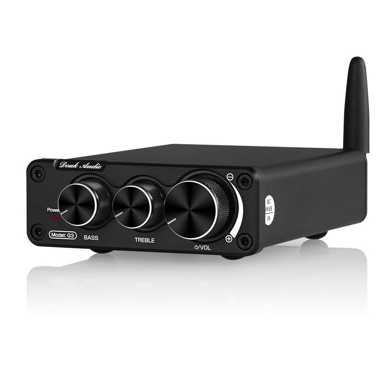 Mini Bluetooth 5.0 Digital Amplifier HiFi 2.0 Channel Stereo Desktop Audio Amp