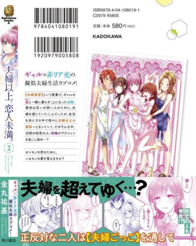 Fuufu Ijou, Koibito Miman 1-9 Comic set - Yuki Kanamaru /Japanese Manga  Book New