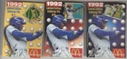 1992 Ken Griffey Jr. McDonald's Set of 3 Lapel/Hat Pins 1-1/2 inch