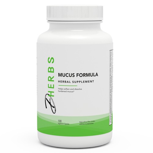 Dherbs Mucus Formula, 100-Count Bottle - 第 1/1 張圖片