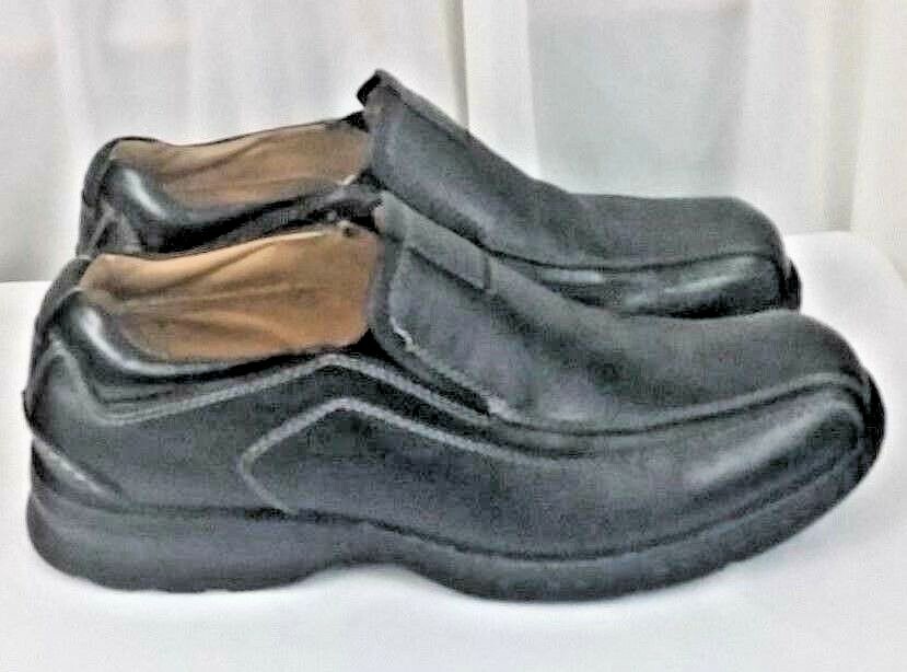 Dockers leather dress casual slip on black loafers mens  display picture 1