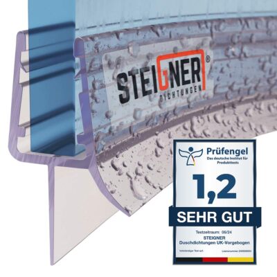 Duschdichtung 3,5-8mm Duschprofil Wasserabweiser Ersatzdichtung UK03/UK13
