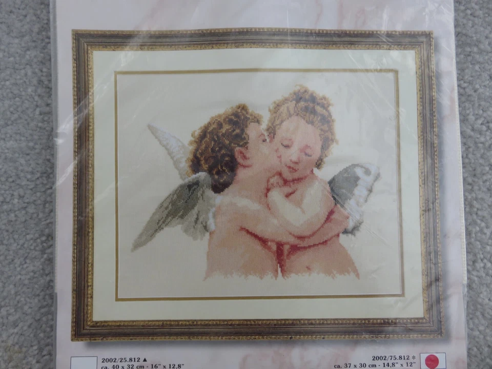 Kit de ponto cruz Vervaco By Verachtert - Angel Love - Selado - Imagem 2 de 3