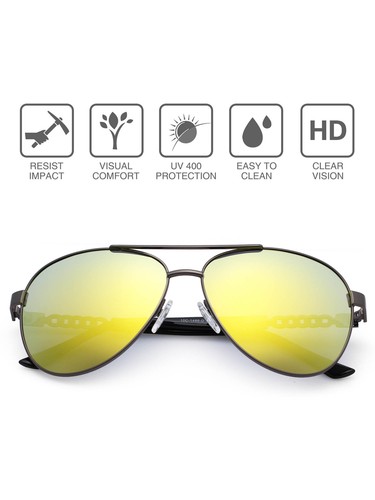 Aviator Sunglasses Women Men Sports Driving Fishing UV400 Protection Sun Glasses - Picture 30 of 51