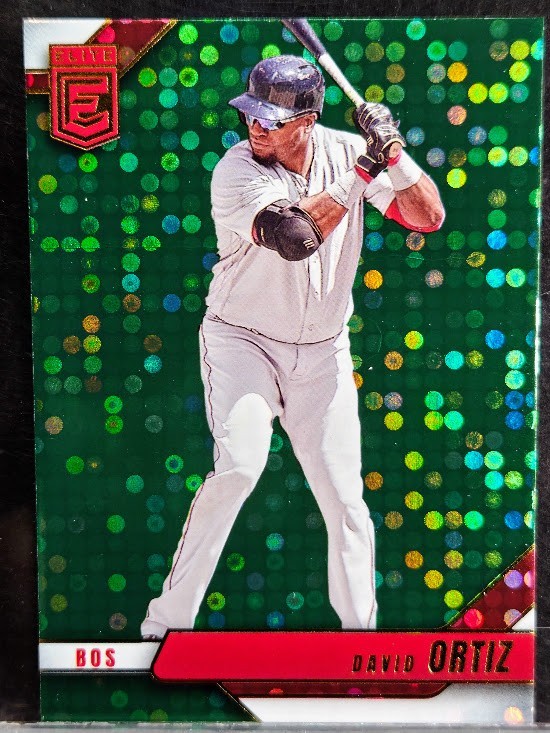 David Ortiz 2026 Panini Donruss Elite #41 Green Disco Red Sox