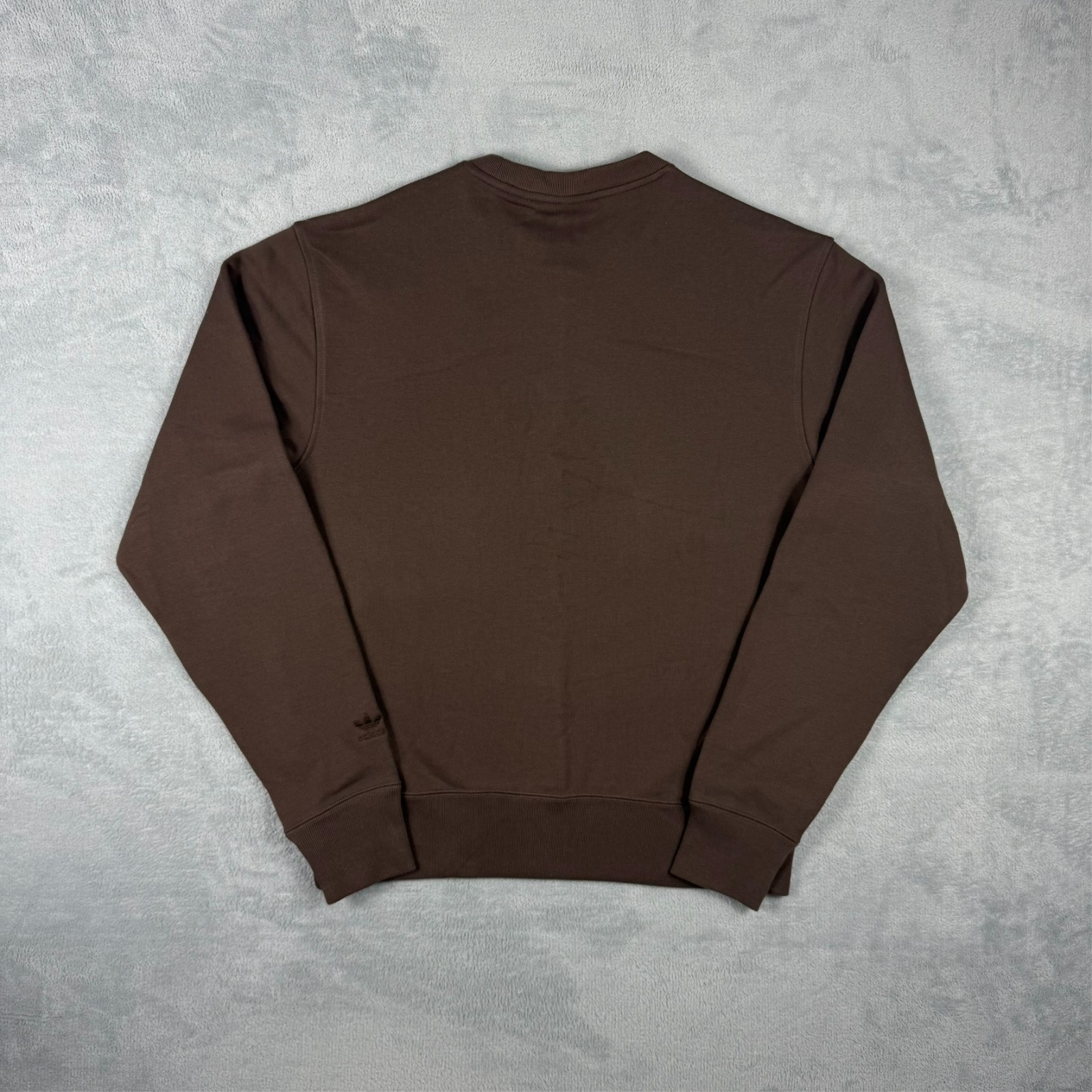 VTG Adidas Humanrace Pharrell Williams Brown Spellout Oversized Small Sweatshirt image 8