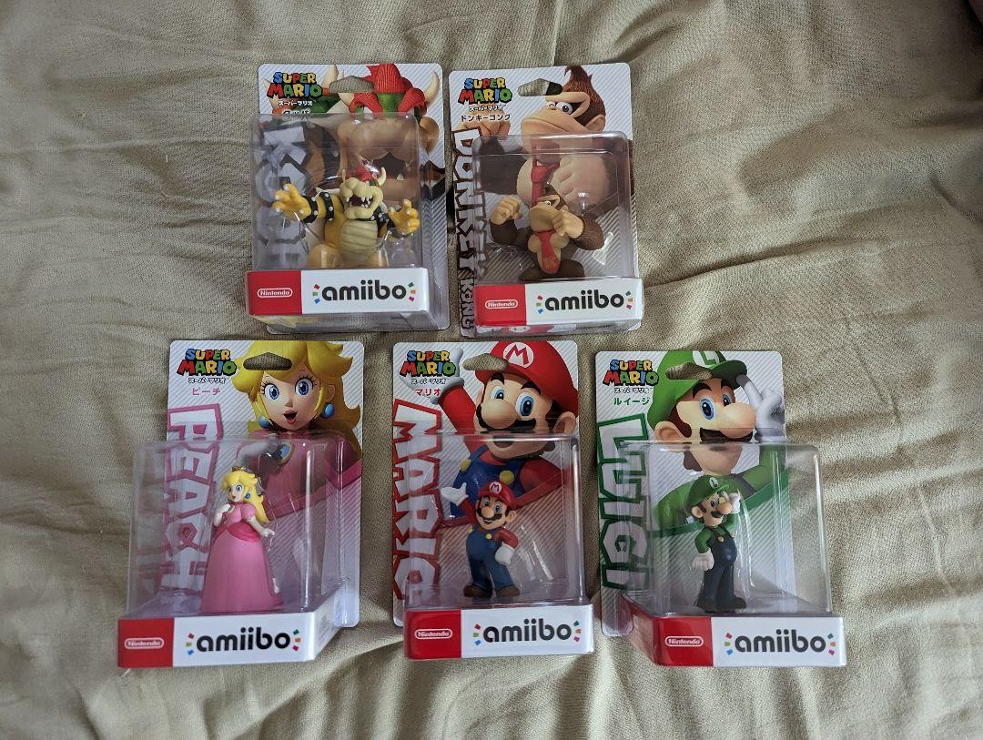amiiboスーパーマリオ　amiibo5種類 Amiibo Mario 5 Types | eBay