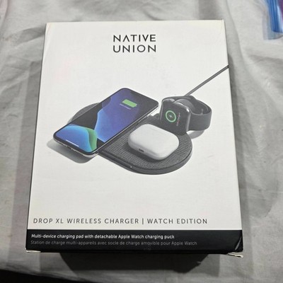 Native Union Drop XL Wireless Charger | Watch Edition w/ International Plugs