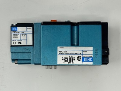 MAC VALVES INC 82A-AC-000-TM-DAAP-1DA Solenoid Valve (Used Good, Tested)