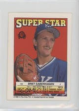 1988 Super Star Sticker Backs Bret Saberhagen Lance McCullers Tom Henke #60 1t8