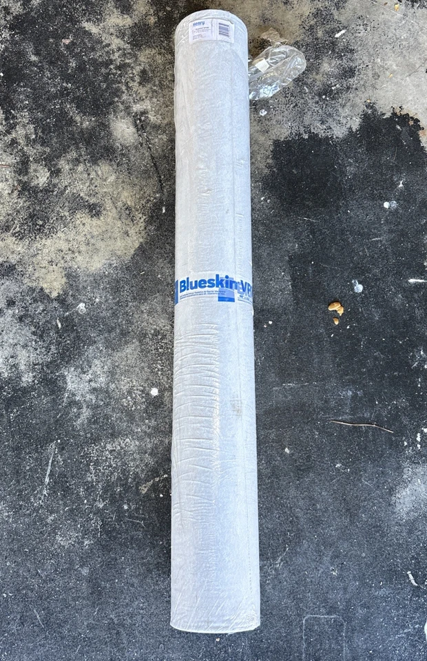 Henry Blueskin VP100 Self-Adhered Water Resistive Air Barrier Membrane 48" X 100 - Image 2 of 3