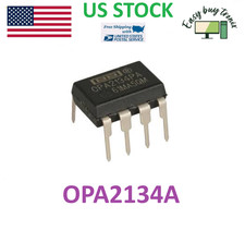 2Pcs OPA2134 OPA2134PA Burr Brown Dual OpAmp IC Free Shipping USA Seller