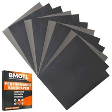 320 Grit Sandpaper Sheets 9x1112Pcs Wet Dry Silicon Carbide Fine Sand Pa