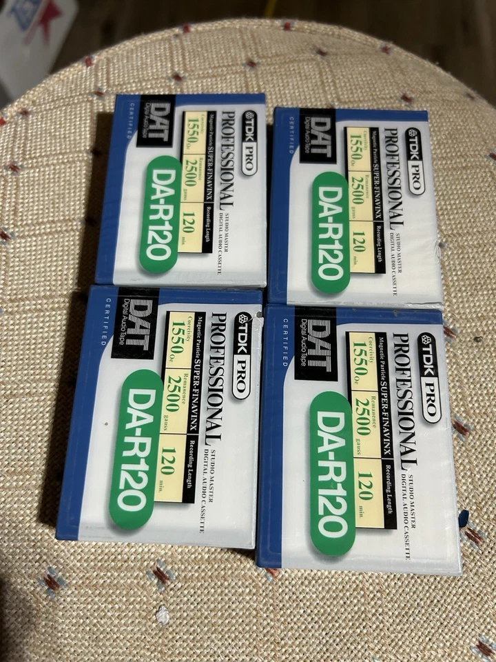 TDK Pro 120 Minutos CINTA DE DATOS, DA-R120, NOS - Totalmente Nueva SELLADA DE FÁBRICA Foto 3 de 4