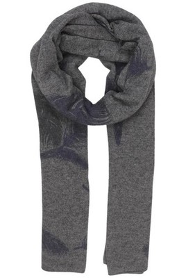 Repeat Schal Damen Tuch Strickschal Loop Wolle Kaschmir Grau #tgo2xq1