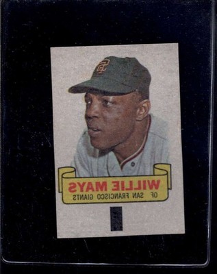 1966 Topps Rub-Offs #60 Willie Mays   EXMT+ X3681888