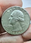 1964 Washington Quarter (XF) 90% Silver  See Pic's