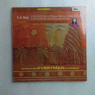 Johann Sebastian Bach Cantata No 13 Meine Seufzer LP Vinyl Album Record