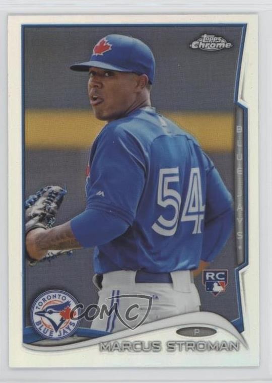 2014 Topps Chrome Refractor Marcus Stroman #76 Rookie RC c8a