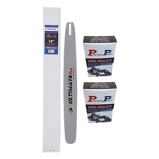 28In Bar and 2 Chains 3/8 .050 91DL For Stihl 044, 066, MS440–660 3003‑000‑8838