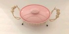 Miramar California Mid Century Modern Pink Serving Dish MCM Covered Casserole
