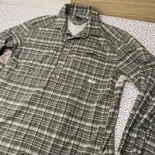 REI Men s Large Vented Outdoor Fishing Hiking Shirt Long Sleeve Button Up L