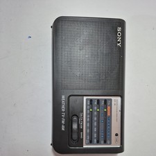 Sony ICF-36 Portable Radio Weather/TV/AM/FM 4-Band Portable Radio TESTED