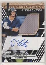 2020 Elite Extra Edition Future Threads Signatures Black Tristen Lutz Auto 1u6