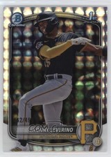 2025 Bowman Chrome Prospects Geometric Refractor /499 Jhonny Severino sc2